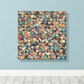 anständige Leinwand (Insitu (Holzboden))