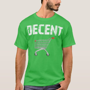 Anständiger Einkaufswagen Hick Redneck abgenutzter T-Shirt