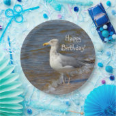 Anstarren der Seemöwe Pappteller (Party)