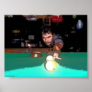 Anstarren hinunter den Ball 9 Poster