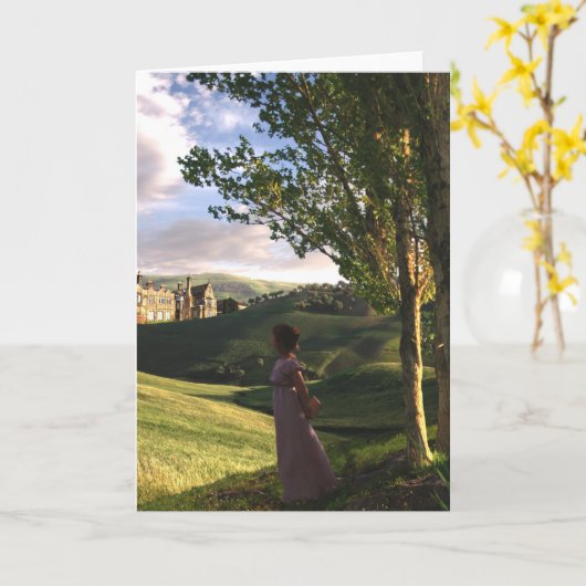 Anstarren Pemberley Karte (Gelbe Blume)