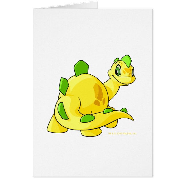 Anstarren von gelbem Chomby (Vorne)