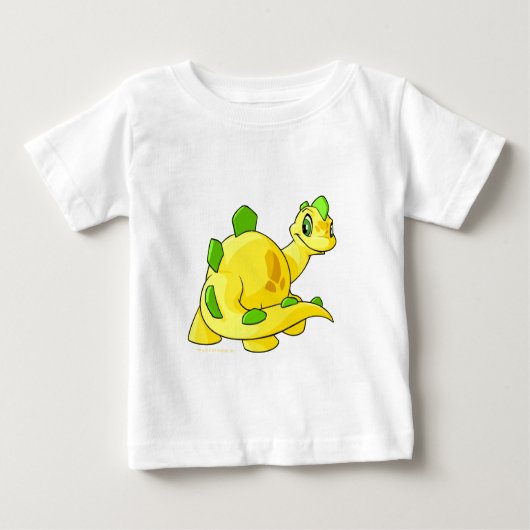 Anstarren von gelbem Chomby Baby T-shirt (Vorderseite)