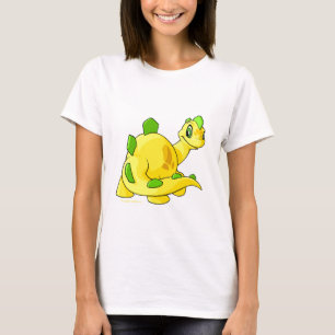 Anstarren von gelbem Chomby T-Shirt
