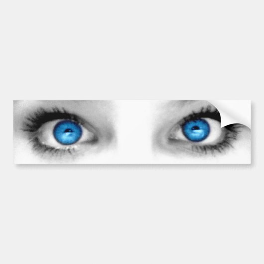 Anstarrende Augen-Autoaufkleber Autoaufkleber (Vorne)
