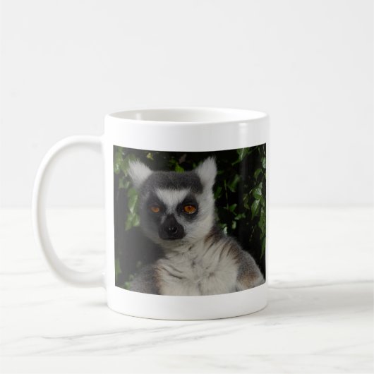 AnstarrenLemur Kaffeetasse (Links)