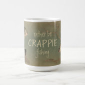 Anstatt Crappie Fishing Kaffeetasse (Mittel)