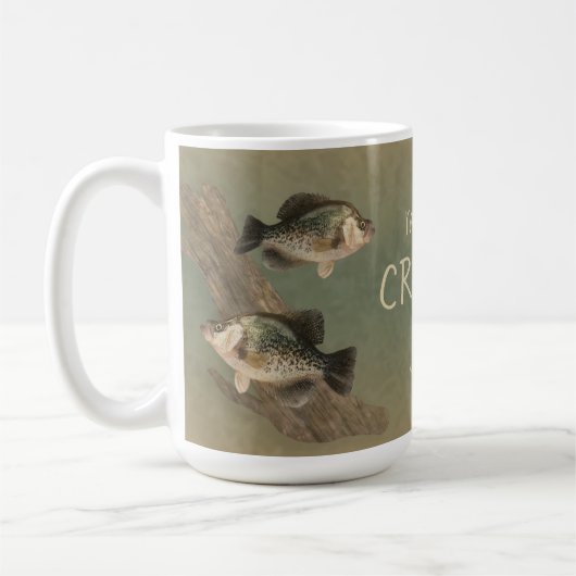 Anstatt Crappie Fishing Kaffeetasse (Links)