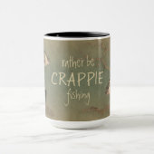 Anstatt Crappie Fishing Tasse (Zentrum)