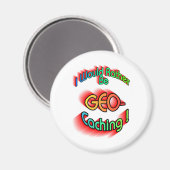 Anstatt Geocaching Magnet (Vorderseite/Rückseite)