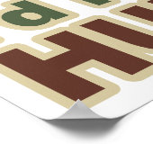 Anstatt zu jagen poster (Ecke)