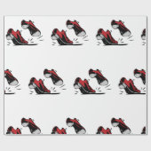 Anstechend Tanzschuhe Geschenkpapier (Flach)
