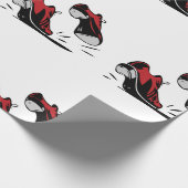 Anstechend Tanzschuhe Geschenkpapier (Ecke)
