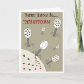 Ansteckende Liebe Karte (Vorderseite)