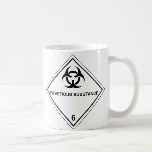 ansteckende Substanz Kaffeetasse (Rechts)