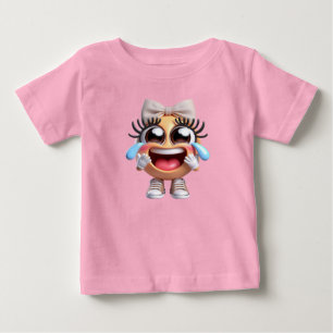 Ansteckendes Lachen, Emoji, von Natasha Us Baby T-shirt