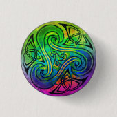 Anstecker Celtic Triskele Button (Vorderseite)