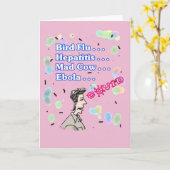 Ansteckkarte Karte (Gelbe Blume)