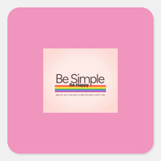 Anstecknadel Quadratischer Aufkleber