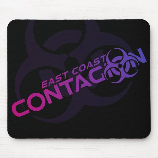Ansteckung an der Ostküste (mit dunklem Licht) Mau Mousepad (Vorne)