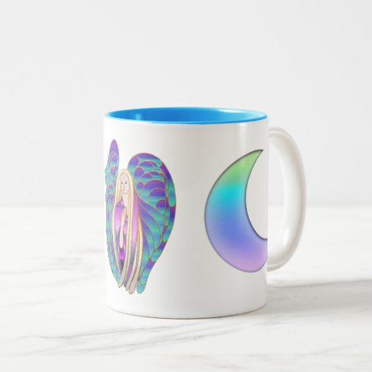 Anstehend Zweifarbige Tasse (VorderseiteRechts)