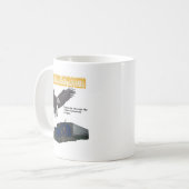 Ansteigender Eagle-LKW-Transport Kaffeetasse (Vorderseite Links)
