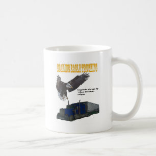 Ansteigender Eagle-LKW-Transport Kaffeetasse