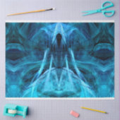 Ansteigender Geist Decoupage 29 blaues Tissue Seidenpapier (Basteln)