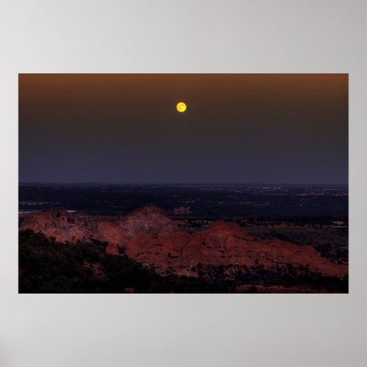 Ansteigender Mond Poster (Vorne)