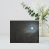 Ansteigender Mond Postkarte (Stehend Vorderseite)