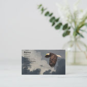 ANSTEIGENDES EAGLE VISITENKARTE (Stehend Vorderseite)