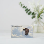 ANSTEIGENDES EAGLE VISITENKARTE (Stehend Vorderseite)
