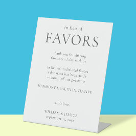 Anstelle der Lieblinge der Minimalistischen Hochze Sockelschild