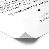 Anstelle der Lieblings-Wohltätigkeit Spenden Hochz Poster (Ecke)