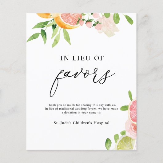 Anstelle der Spendenbefürworter unterzeichnen (Vorderseite)