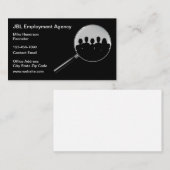 Anstellung Agency Moderne Visitenkarten Vorlage Visitenkarte (Vorne/Hinten)