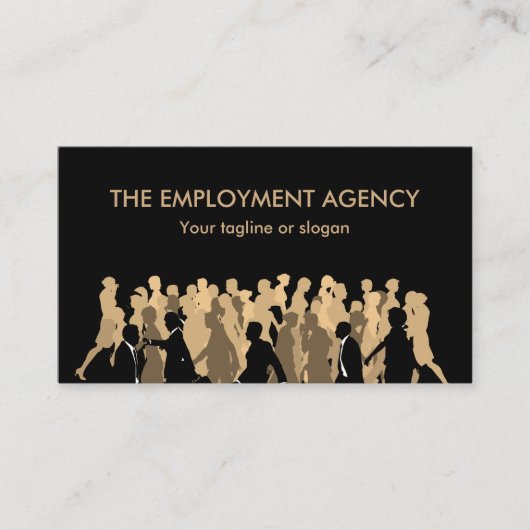 Anstellung Agency Visitenkarte (Vorderseite)