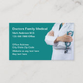 Anstellung des Amts für Hausärzte Visitenkarte (Vorderseite)