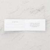 Anstellung eines bemalten Blumenhaars geklappt Terminkarte (Innenseite Aufgefaltet)