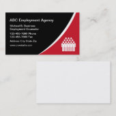 Anstellung-Kommissionsgeschäft-Karten Visitenkarte (Vorne/Hinten)