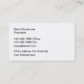 Anstellung Personalwesen Visitenkarte (Rückseite)