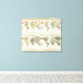 Anstellung Religions Government Map Leinwanddruck (Insitu (Holzboden))