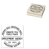 Anstellung Rubber Briefmarke Gummistempel (Stempel)