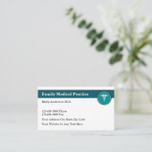 Anstellungskarten für die familiäre medizinische P Terminkarte (Stehend Vorderseite)