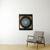 ANSTICH 079 - Blue Shades Mandala - Tapestry Wandteppich (Beispiel)