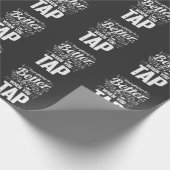 Anstich Dancer Musical Notes Step Tanzlehrer Geschenkpapier (Ecke)