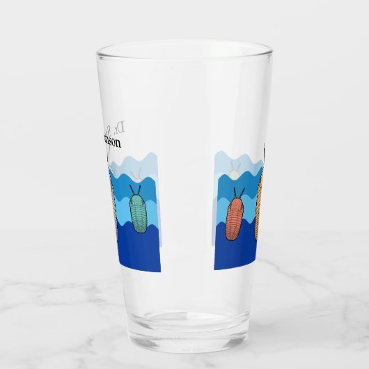 Anstieg der Trilobiten - prähistorisches Tier Glas (Links)