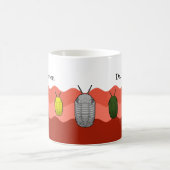 Anstieg der Trilobiten - prähistorisches Tier Kaffeetasse (Mittel)