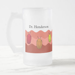 Anstieg der Trilobiten - prähistorisches Tier Mattglas Bierglas