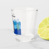 Anstieg der Trilobiten - prähistorisches Tier Schnapsglas (Rechts)